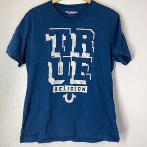 True Religion T Shirt Men’s Blue Size Large